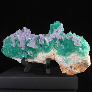 Chinese Green & Purple Fluorite Mineral Specimen