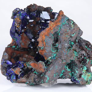 Chinese Azurite Mineral Specimen Crystals Raw