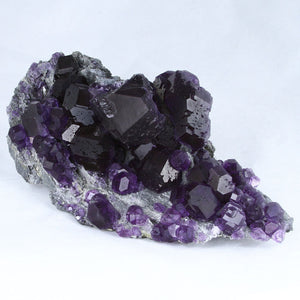 Purple Fluorite Crystal from China Mineral Specimen