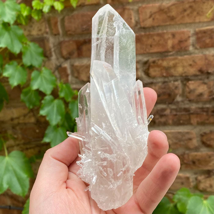 Colorless Quartz Crystal Mineral Specimen