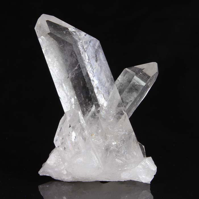 Crossing Clear Quartz Crystal Cluster Brazil
