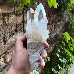 Arkansas Clear Quartz Crystals on Host Rock
