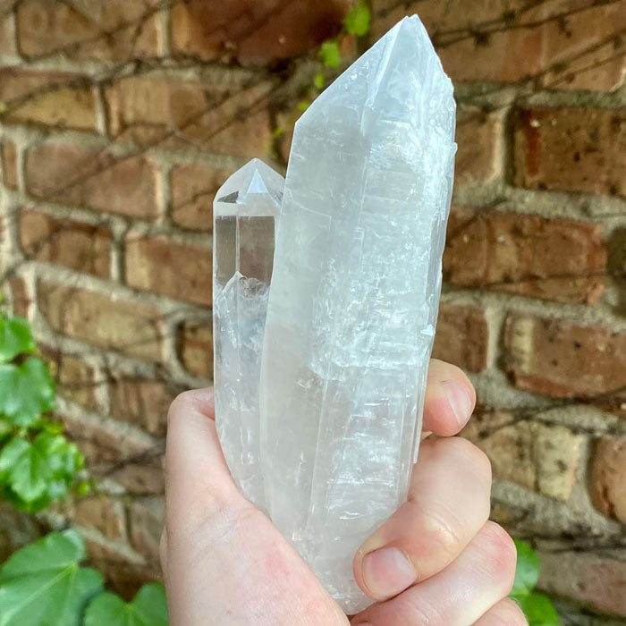 Double Quartz Crystal Twins