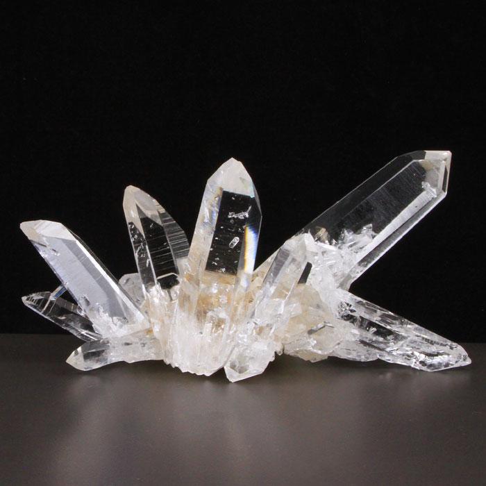 Colombian Quartz Crystal Cluster Clear Mineral Specimen