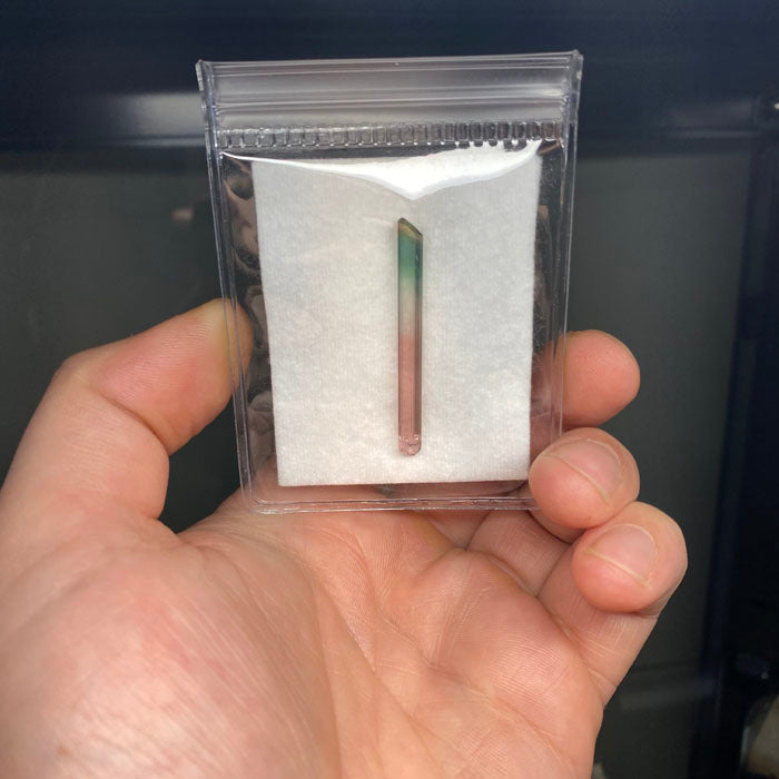 Tri Color Tourmaline Crystal Raw Specimen