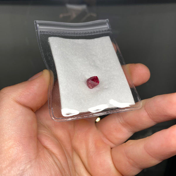 3.67ct Reddish Pink Spinel Crystal - Mineral Mike
