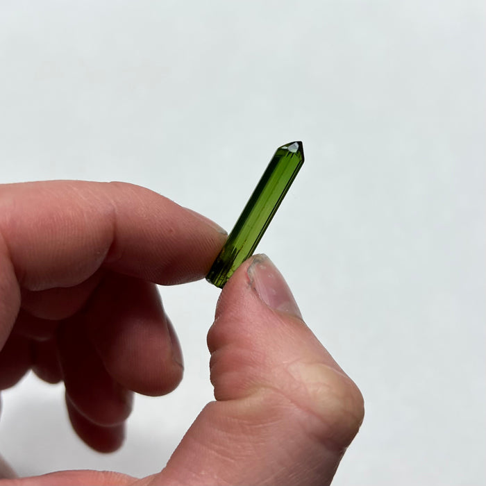 Deep forest Green Tourmaline Gemmy Crystal Specimen