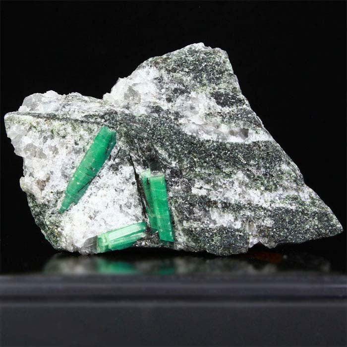 Chinese Emerald Crystal Specimen on Matrix