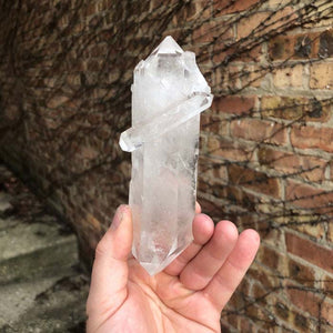 Raw Double Terminated NAtural Quartz Crystal clear