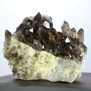 smoky quartz cluster from brazil large