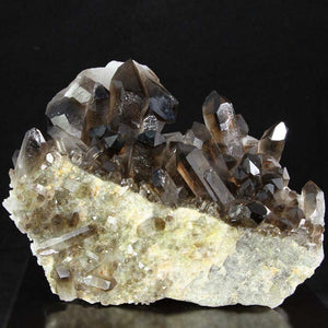 smoky quartz crystal specimen raw