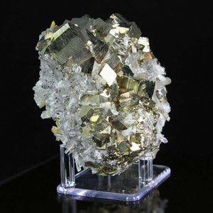 pyrite and quartz specimen