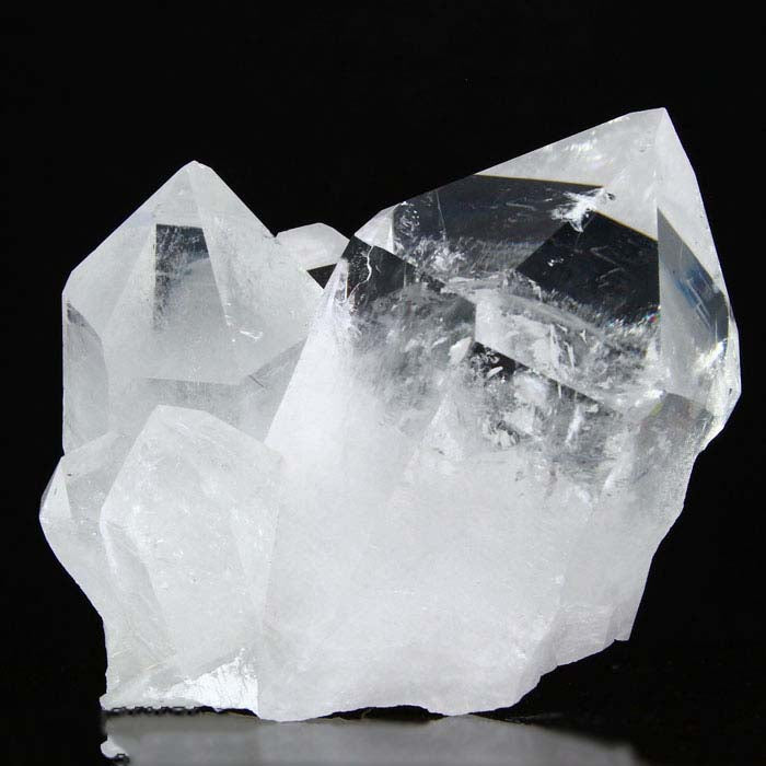 Clean Clear Raw Quartz Crystal Specimen Colorless
