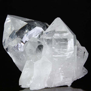 Brazil Clear Raw Quartz Crystal Specimen Cluster