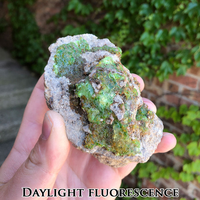 Electric Hyalite Opal Specimen from Mexico