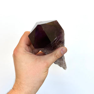 Natural purple amethyst point