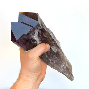 Purple amethyst crystal natural terminations