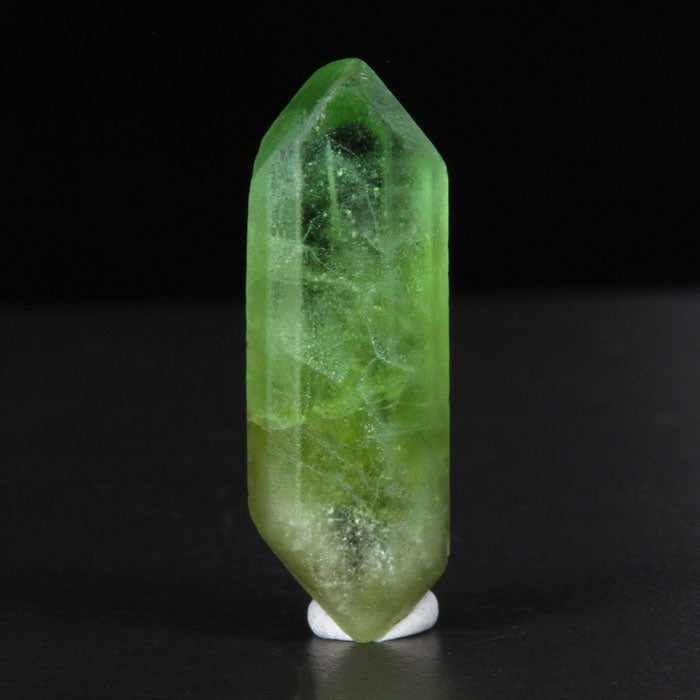 Double Terminated raw Peridot Crystal Green Pakistan