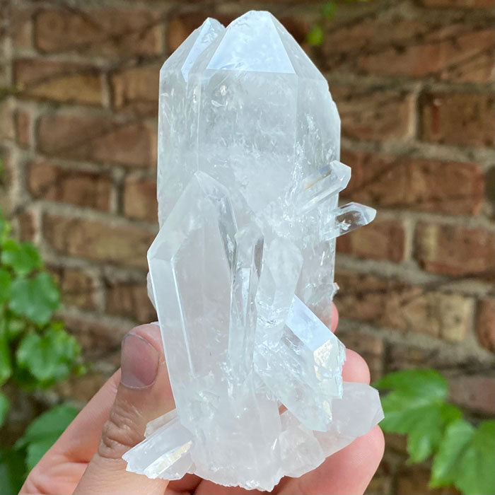 Double terminated Quartz Crystal Cluster from Colombia