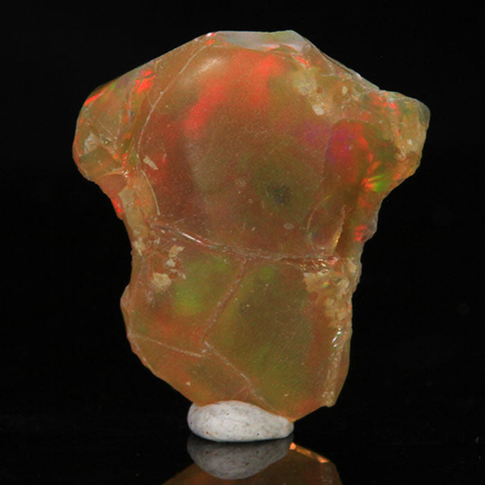 Welo Ethiopian Opal Cutting Rough Raw Orange Base 