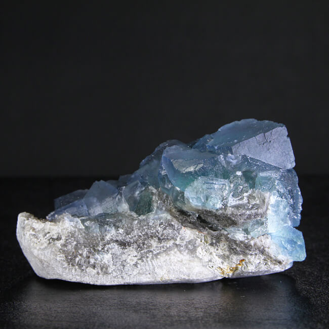 Electric Blue Fluorite & Quartz