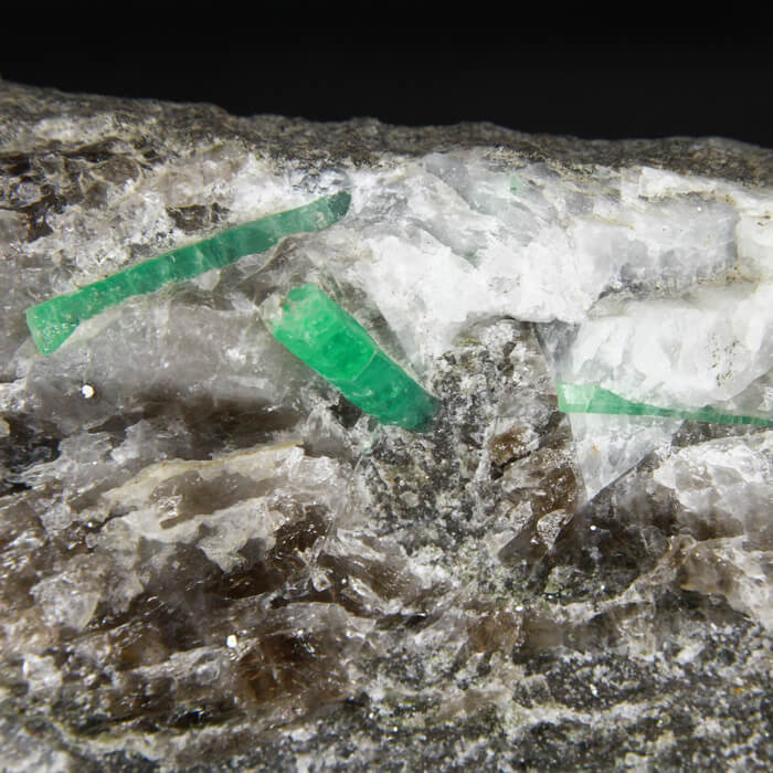 Beautiful Emerald Crystals on Matrix