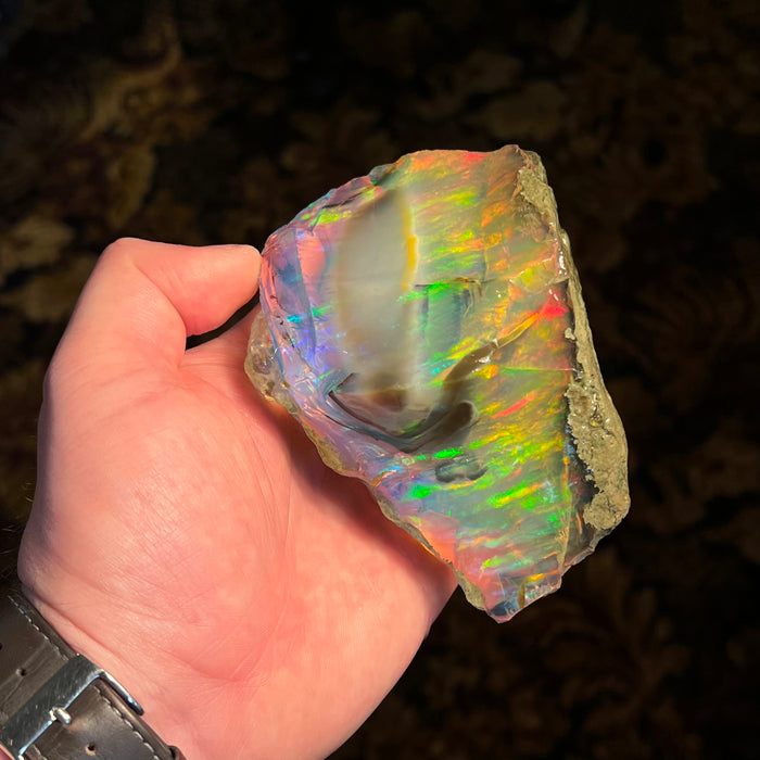 Crystal Opal Non Hydrophane Mineral Specimen Ethiopia