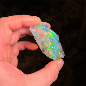 Crystal Opal Fire Raw Rough Mineral Specimen Ethiopian