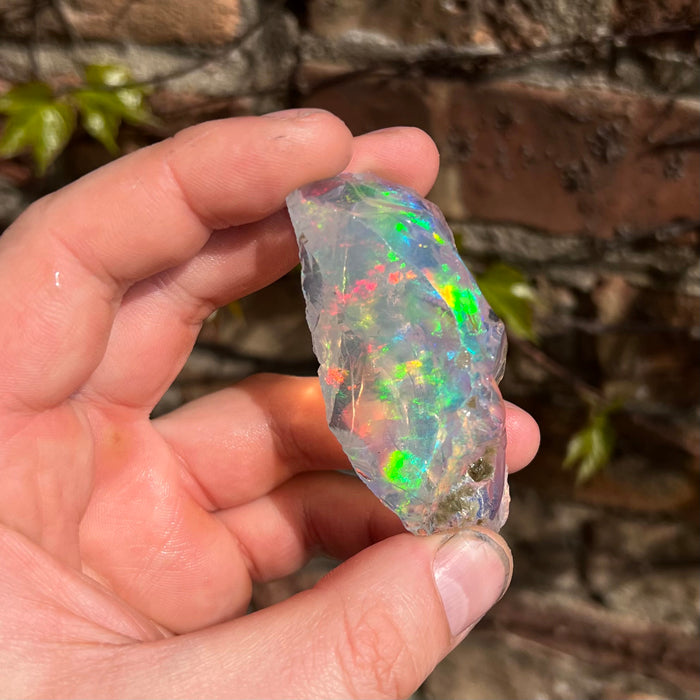 Crystal Opal Fire Raw Rough Mineral Specimen Ethiopian