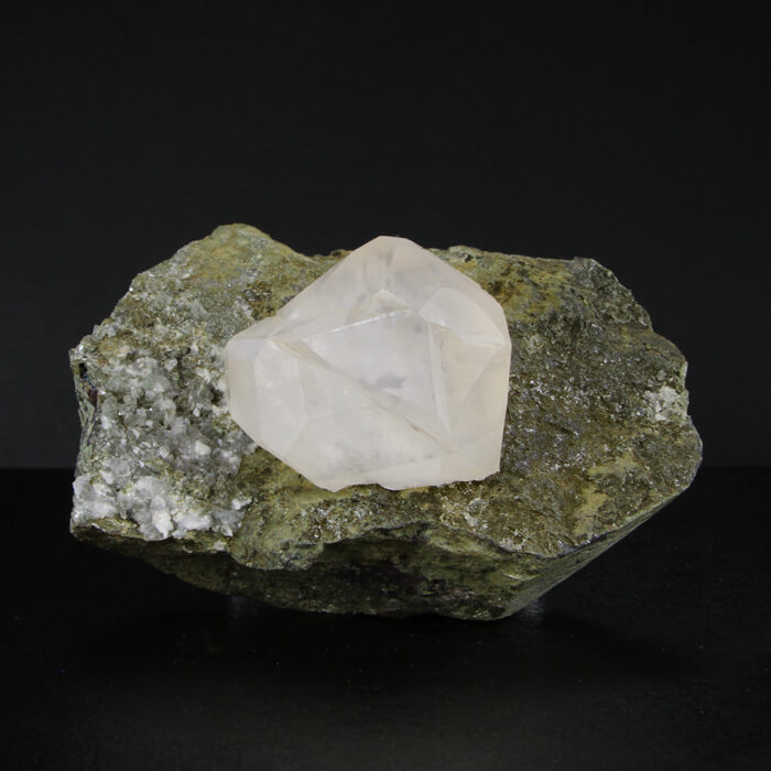 Fluorescent Calcite Crystal on Matrix