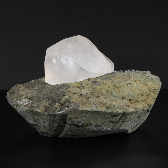 Fluorescent Calcite Crystal on Matrix