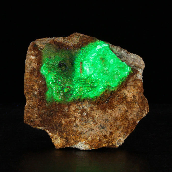 Daylight Fluorescent Hyalite Opal Specimen