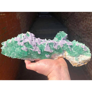 Yiwu, Zhejiang Province, China Fluorite Green Purple