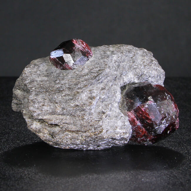 Garnets Crystals on Matrix from Alaska