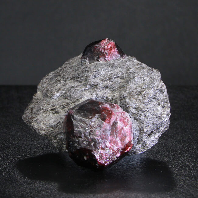 Garnets Crystals on Matrix from Alaska