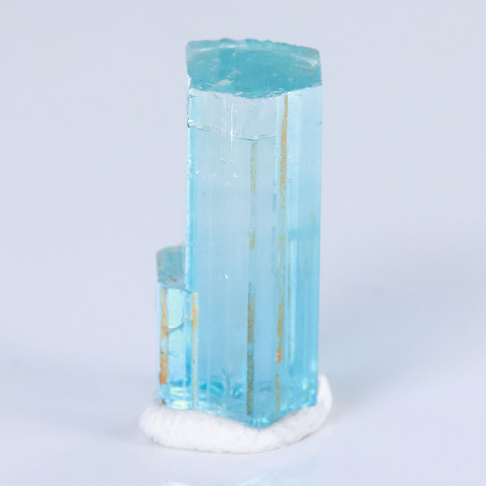 Rough Light Blue Aquamarine Crystal Mineral Specimen Vietnam