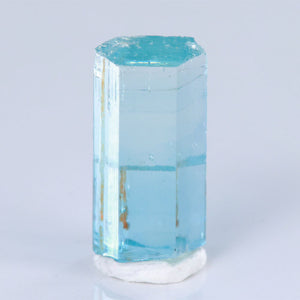 Natural light blue clear aquamarine crystal specimen vietnam
