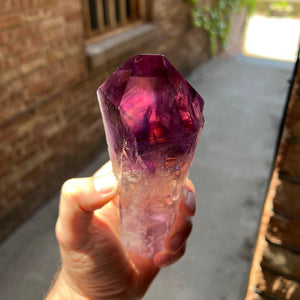 Purple Amethyst Root Crystal specimen