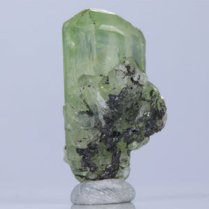 Green diopside mineral specimen tanzania crystal