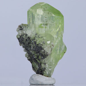 Diopside crystal green from Tanzania Raw