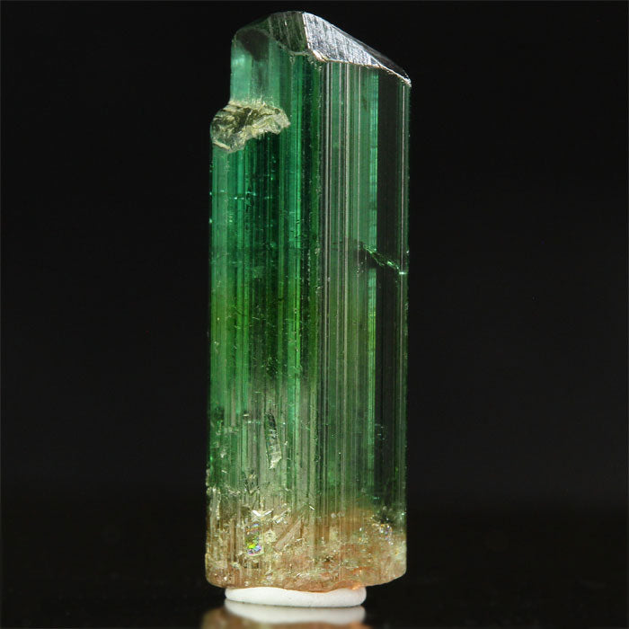 Brazilian Raw Green Tourmaline Crystal Mineral Specimen