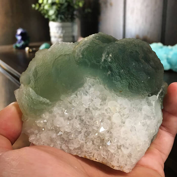 Fluorite on Quartz for sale
