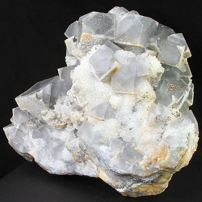 Grey Fluorite with Chalcopyrite