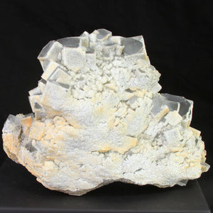 Grey Fluorite with Chalcopyrite