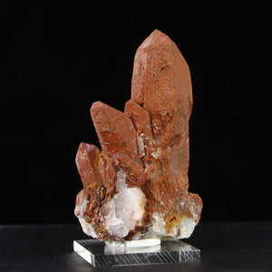 Red Quartz Crystals (Hematite Coated)