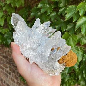 Clear Quartz Crystal Cluster from Colombia