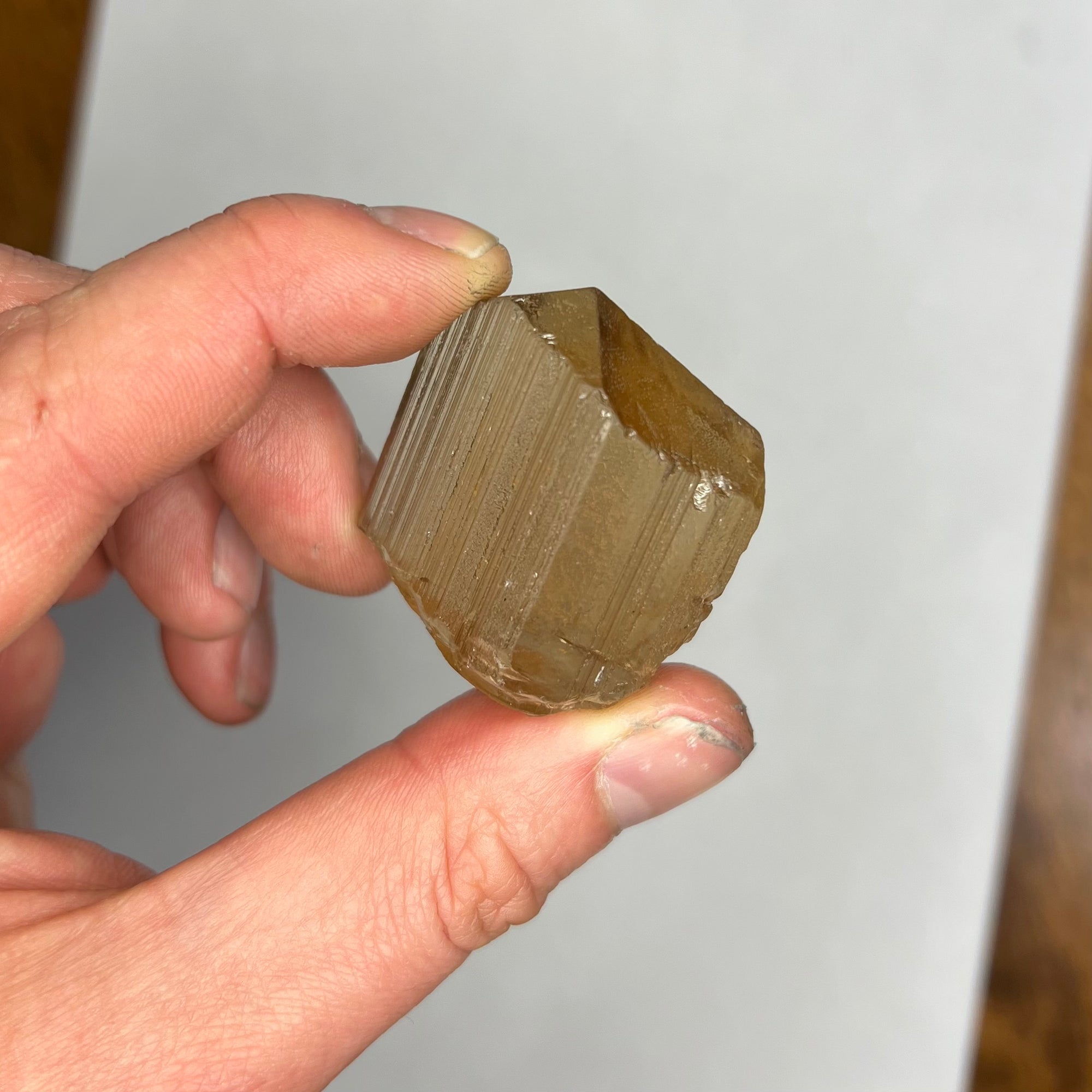 Gemmy Scapolite Crystal Tanzania Rough