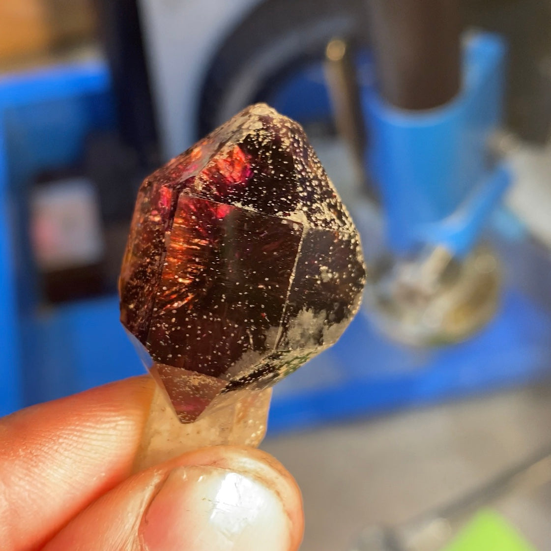 Color Zoned Amethyst Scepter