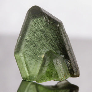 Raw Peridot Crystal ludwigite inclusions pakistan