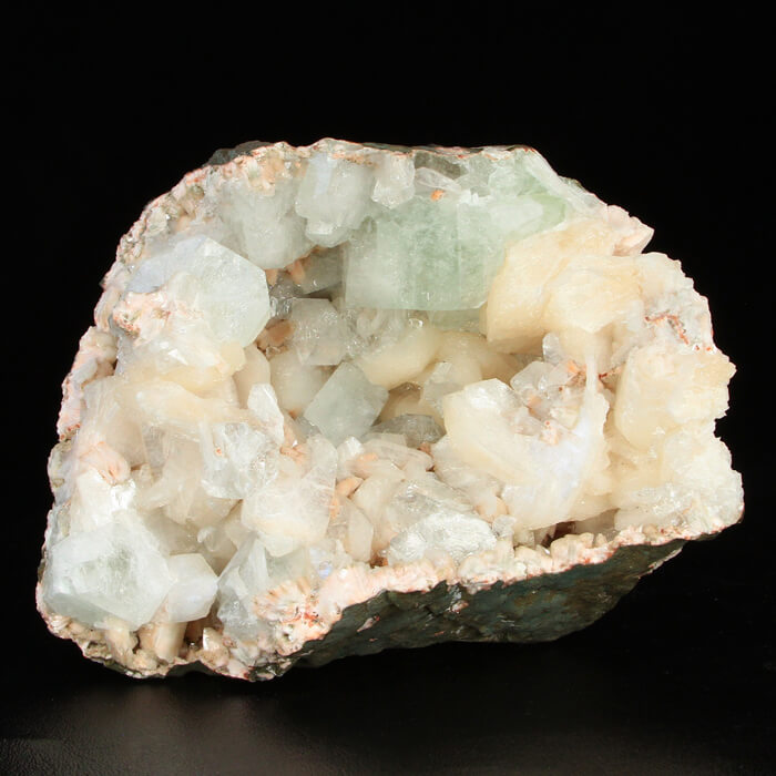 India Apophyllite and Stilbite Geode